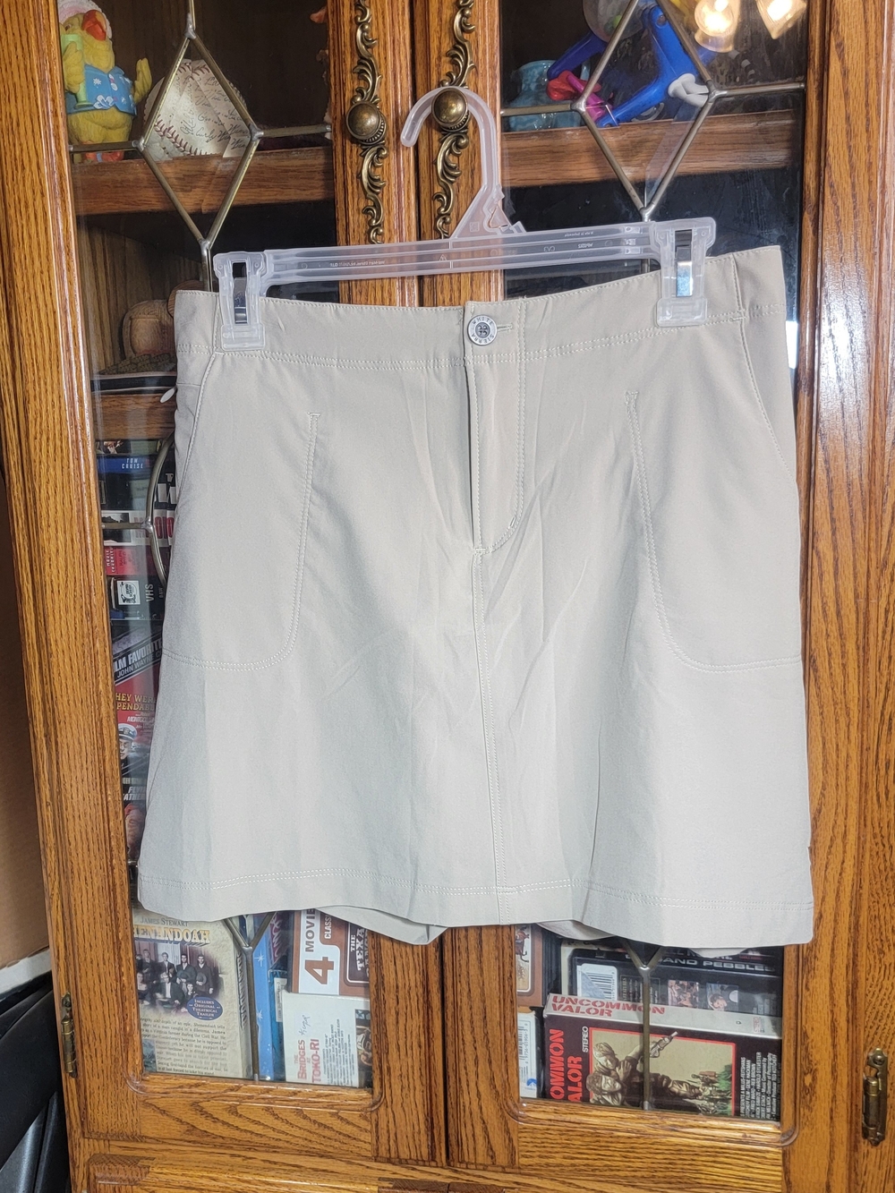 White Sierra Beige Women's Skort with Side Pockets Size Small